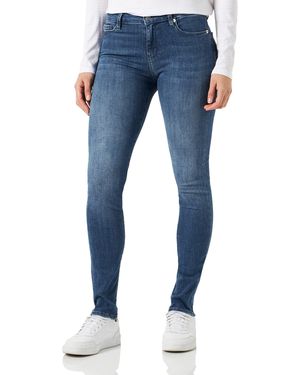 Love Moschino Skinny fit 5 Pocket Trousers Casual Pants - Blau