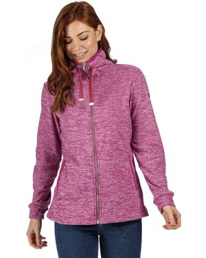 Regatta Evanna' Lichtgewicht Fleece Met Volledige Rits Voor - Paars