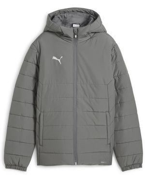 PUMA Teamadditions Gewatteerde Jas Met Capuchon Jr - Grijs