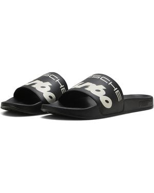 PUMA Porsche Legacy Leadcat 2.0 Slide Schiebe-Sandalen - Schwarz