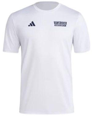 adidas Vancouver Whitecaps Fc Local Warp Pre-game Short Sleeve T-shirt