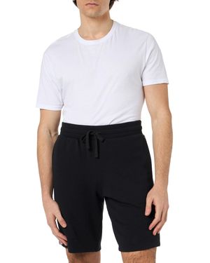 Emporio Armani Iconic Terry Loungewear Bermudashorts - Weiß