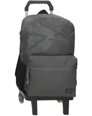 Reebok Stam Zaino per laptop 15,6" Doppio scomparto con carrello Grigio 31 x 44 x 15 cm Poliestere 20,46 L by Joumma Bags
