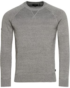 Superdry Studios Essential Cotton Crew Jumper - Grey