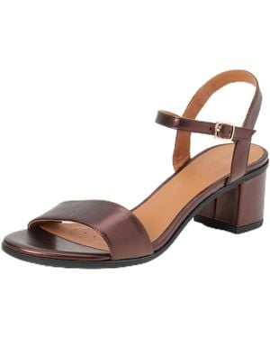 Geox D Aurely 50 B Heeled Sandal - Brown