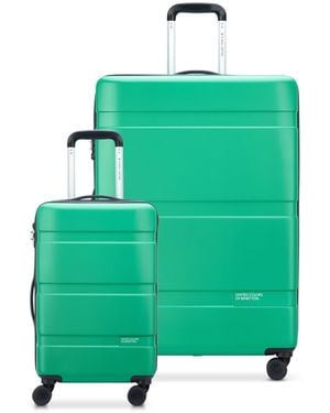 Benetton Now Hardside Bagaglio con Ruote Spinner - Verde