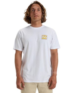 Billabong Short-sleeved T-shirt Crayon Wave Ss Young S White S