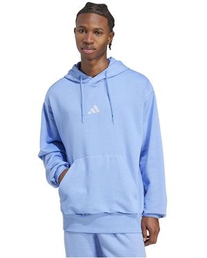 adidas Essentials Feelcozy Fleece Hoodie Xs - Blue