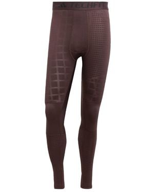 adidas Techfit Cold.rdy Training Long Tights - Purple