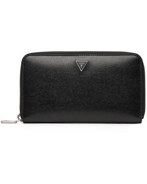 Guess LYON Geldbörse Leder schwarz