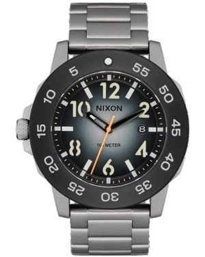 Nixon Analog Uhr mit Edelstahl Armband A1414-5306-00 - Grau