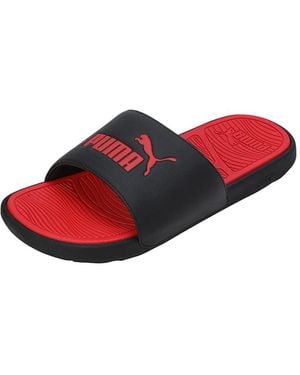 PUMA Erwachsene Cool Cat 2.0 Slide Sandale - Rot
