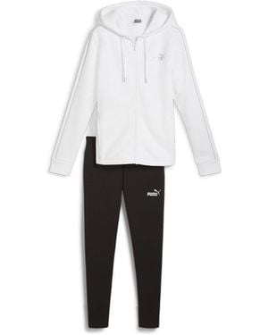 PUMA Tuta Metallic M Bianco