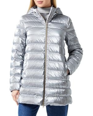 Geox W Myluse Down Coat - Grijs