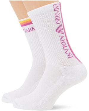 Emporio Armani 2-Pack Short Socken - Weiß