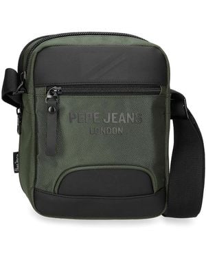 Pepe Jeans Bromley Bandolera Verde 17x22x7,5 cms Poliéster
