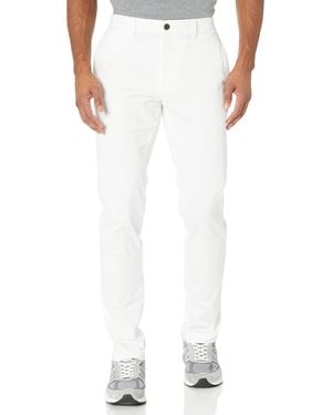 Amazon Essentials Goodthreads Skinny-fit Washed Chino Pants - White