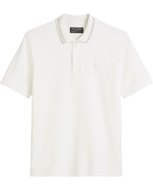 Marc O' Polo Marc OߴPolo Kurzarm-Poloshirt aus Bio-Baumwolle Regular Fit - Weiß