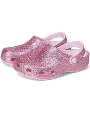 Crocs™ Classic Chunky Glitter Clog K - Rosa