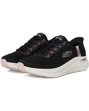 Skechers Arch Fit 2.0 Easy Chic Hands Free Slip-Ins Shoes 6.5 B - Black