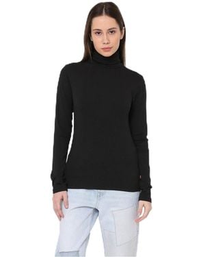 Levi's Dreamy-Cuello de Tortuga Camisa - Negro