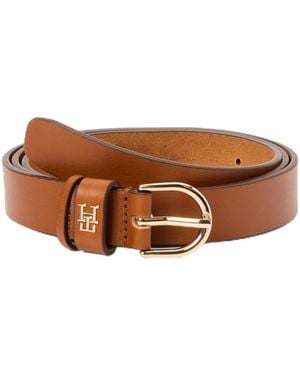 Tommy Hilfiger Essential Effortless Leather Belt - Brown