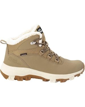 Jack Wolfskin Everquest Texapore Mid Hiking Shoe Backpacking Boot - Natural