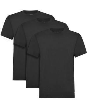 Ted Baker S 3-Pack Breathable Cotton Stretch Crew Neck T-Shirt - Schwarz