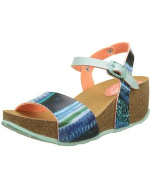 Desigual Bio7 Blauw Aquarella Hakken Sandalen