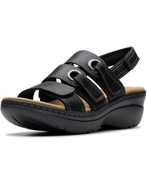 Clarks Merliah 2 Bali Sandals - Black