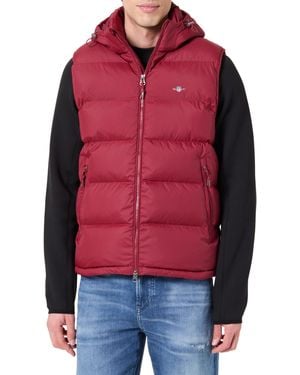 GANT Active Cloud Vest Jacket - Red