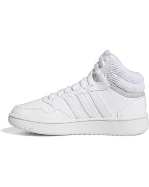 adidas Hoops Mid Shoes - Bianco