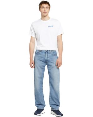 Levi's Jeans dritti rilassati da uomo 555 - Blu