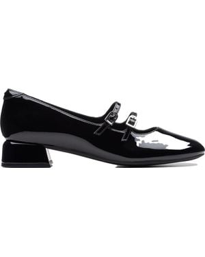Clarks Daiss30 Shine S Court Shoes 5 Uk Black Patent