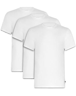 Ted Baker S 3-Pack Breathable Cotton Stretch Crew Neck T-Shirt - Weiß