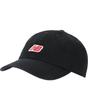 New Balance 6 Panel Nb Patch Logo Hat - Nero