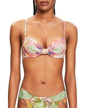 Esprit Palm Beach Rcs Pad.bra Bikini - Black
