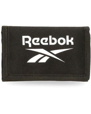 Reebok Boston Wallet With Purse Black 13x8x2,5 Cms Polyester