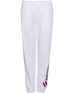 Superdry Code Sl Applique Jogger Joggers - White