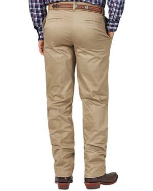 Wrangler Flat Front Relaxed Fit Casual Pant - Natural
