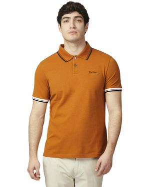 Ben Sherman Signature Polo Shirt - Brown