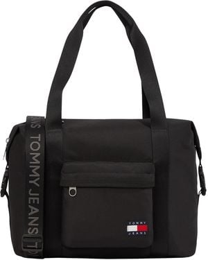 Tommy Hilfiger Uomo Borsone Duffle Bag Daily Borsone da Viaggio - Nero