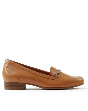 Clarks Dress Loafer Flat - Brown