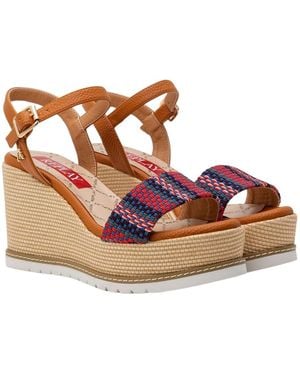 Replay Shady Block Wedge Sandal - Multicolour
