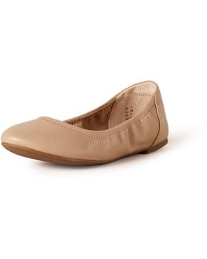 Amazon Essentials Belice Slip On Ballet Flat - Natural