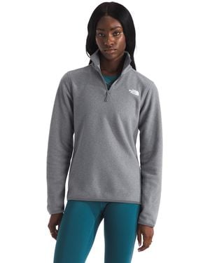 The North Face W Glacier Fleece 1/4 Zip Jacket Maglia di Tuta - Grigio