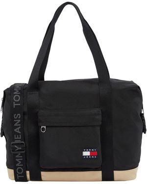 Tommy Hilfiger Uomo Borsone Duffle Bag Daily Borsone da Viaggio - Nero