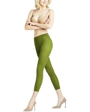 FALKE Pure Matt 50 Den Capri W Le Semi-opaque Plain 1 Pair Leggings - Green