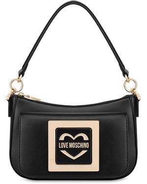 Love Moschino Borsa A Spalla Big Logo - Bianco