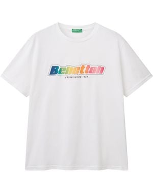 Benetton T-shirt 3i1xu1096 - White